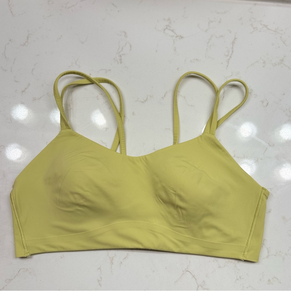 Women's Yellow Strappy Bralette